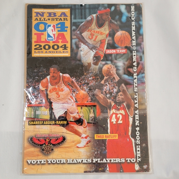 NBA All Stars 2004 Los Angeles Puzzel Poster Combo - Picture 2 of 6